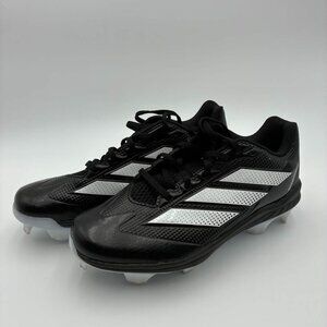 Adidas Baseball Cleats Black White Men’s 9